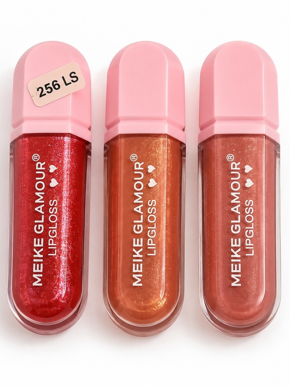Glamour Lip Gloss Trio - Red, Copper & Rose Sheen